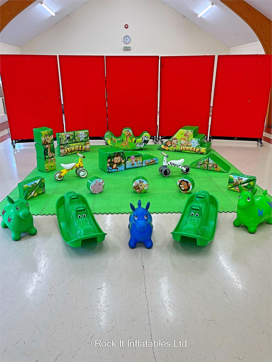 Soft Play - Jungle Deluxe Set 4 - Bouncy Castle and Soft Play Hire in ...